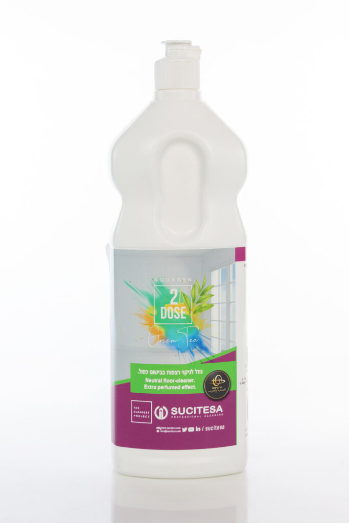 2D GREEN TEA – חומר ניקוי בבישום כפול לגרניט פורצלן וקרמיקה